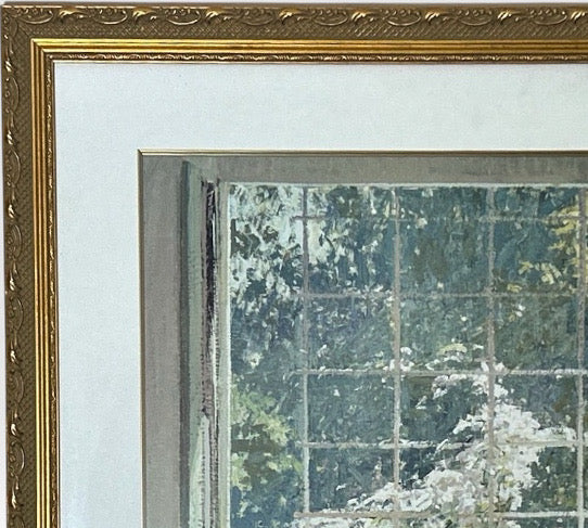 John Sharman At the End of the Porch Framed Impressionist Fine Art Print