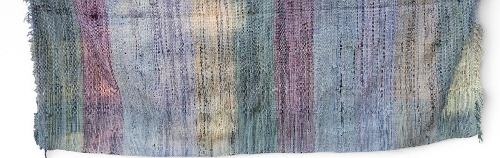 Large Antique American Woven Textile Wall Hanging 5x7