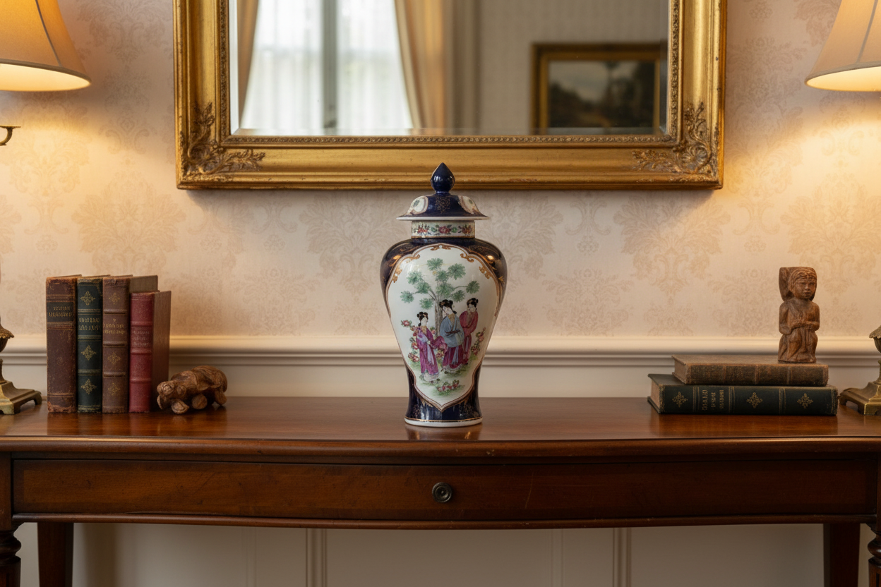 19th Century Samson of Paris Ginger Jar - Closer Match in Home Setting