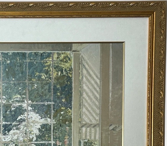 John Sharman At the End of the Porch Framed Impressionist Fine Art Print