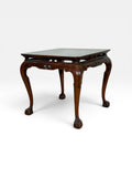 Vintage Drexel Heritage Ming Treasure Burlwood Asian Modern Side Table