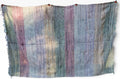 Large Antique American Woven Textile Wall Hanging 5x7