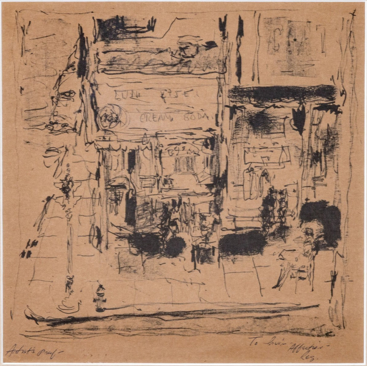 Signed Original Artist Proof Print By Reginald Murray Pollack