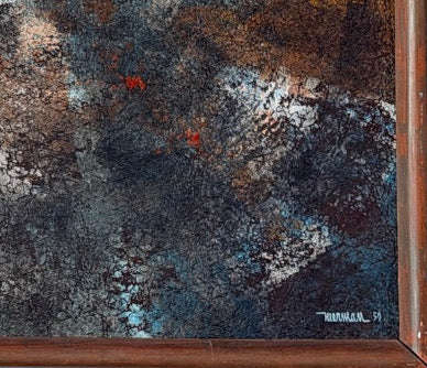 Original Leonardo Nierman Painting Bird In Flight Large 1959 Oil On Masonite Modernist Statement Piece - 50” x 41”