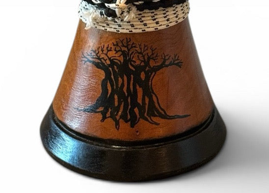 Professional West African Djembe Hand Carved Baobab Tree Drum With Case