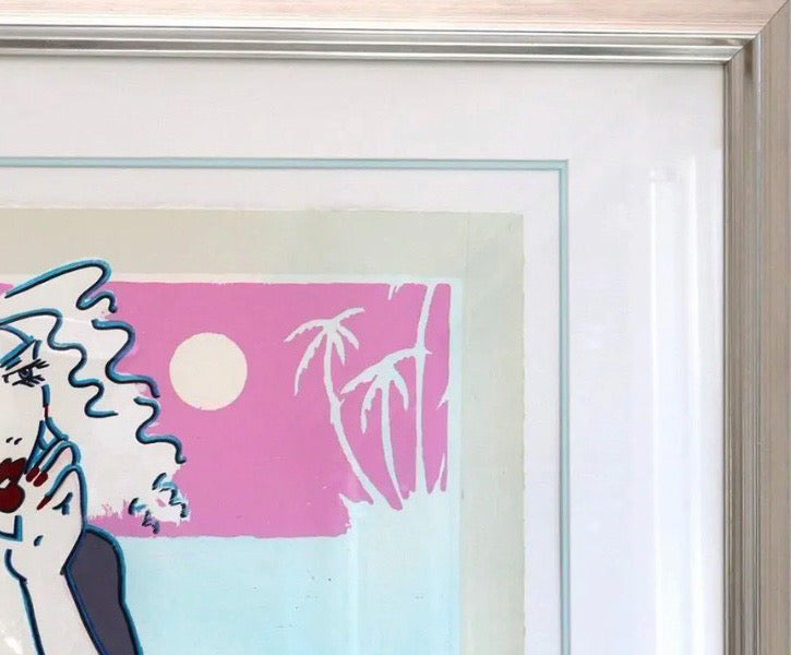 Large R.J. Hohimer Signed Limited Edition Serigraph Cup of Joe II Framed Pop Art