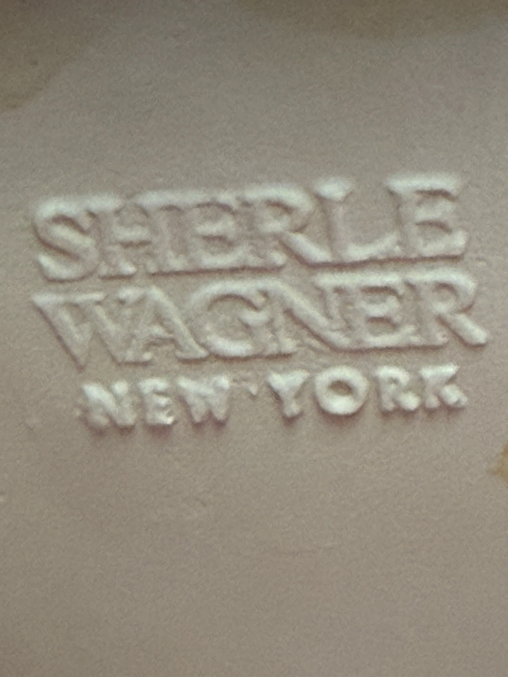 Vintage Sherle Wagner Scalloped White Porcelain Drop-In Sink Basin Fluted Hollywood Regency