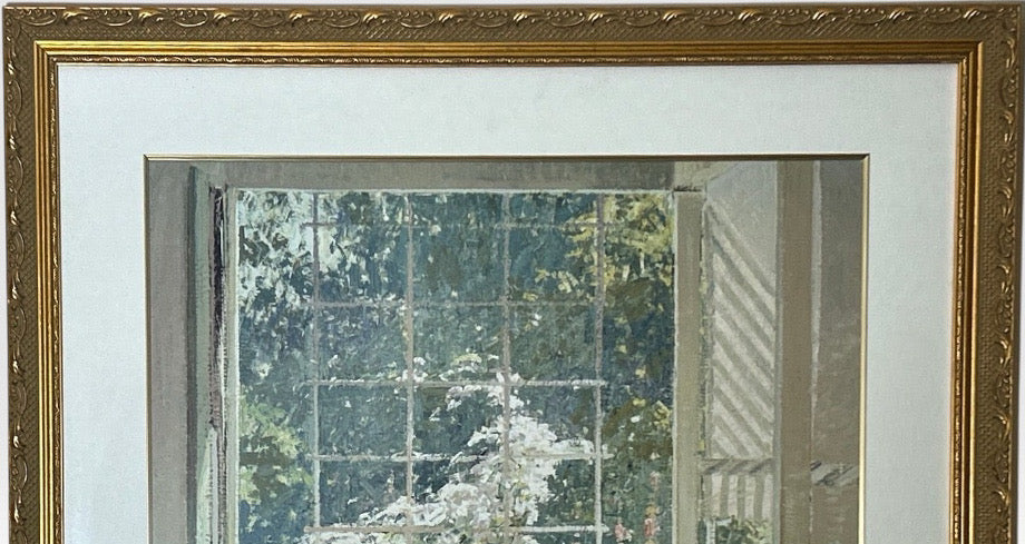 John Sharman At the End of the Porch Framed Impressionist Fine Art Print