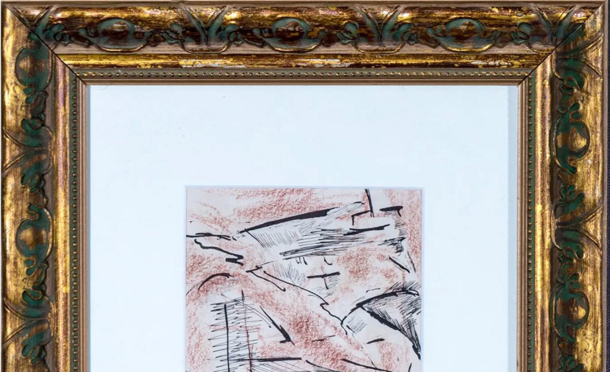 Elizabeth Erlanger Signed Original Abstract Mixed-Media New York School Art