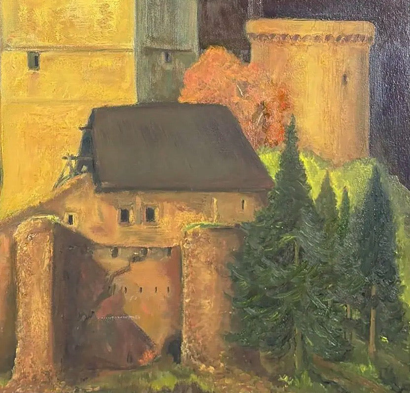 "Home to Roost" - Original Oil on Canvas by Steve Le Bailly