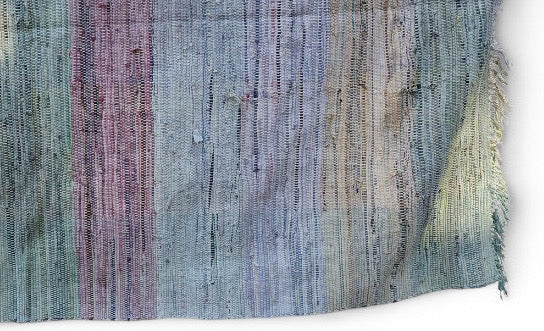 Large Antique American Woven Textile Wall Hanging 5x7