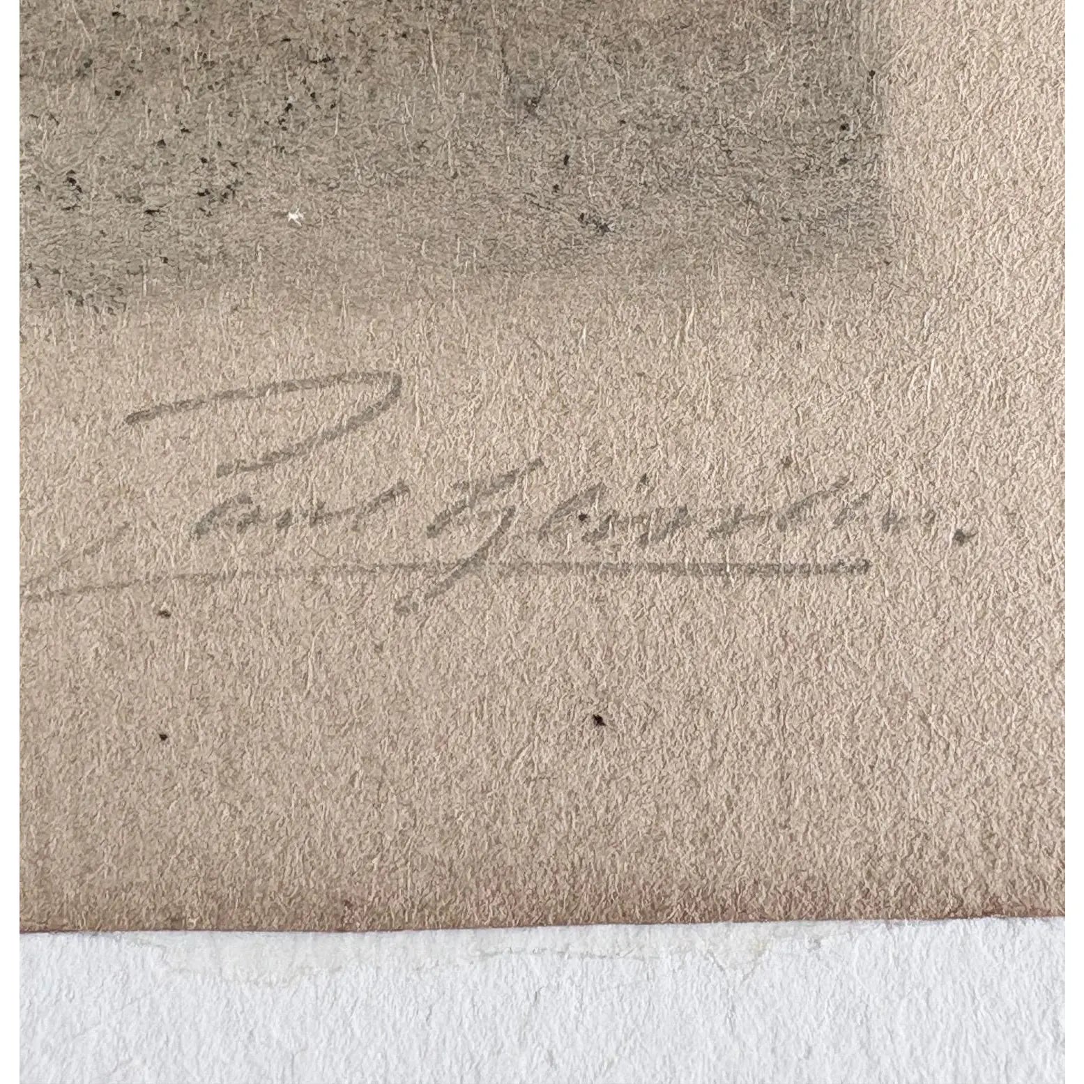 Original Signed Paul Geissler Etching | Historic Brückenhäuser, Bad Kreuznach | German Architectural Art | Circa 1930