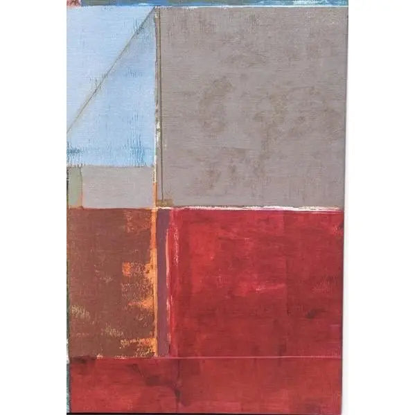 Large Mid-Century Modern Style Geometric Abstract Canvas Wall Art