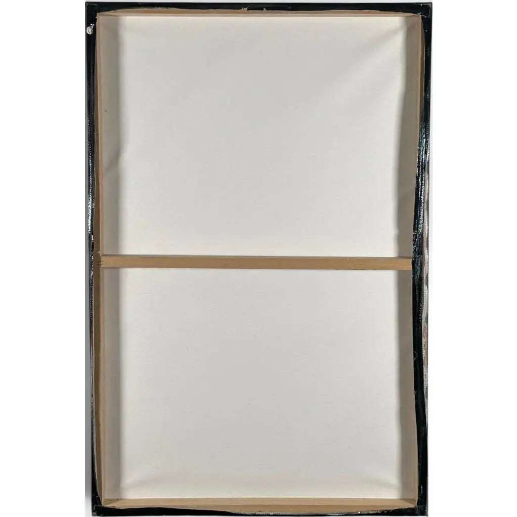 Large Mid-Century Modern Style Geometric Abstract Canvas Wall Art