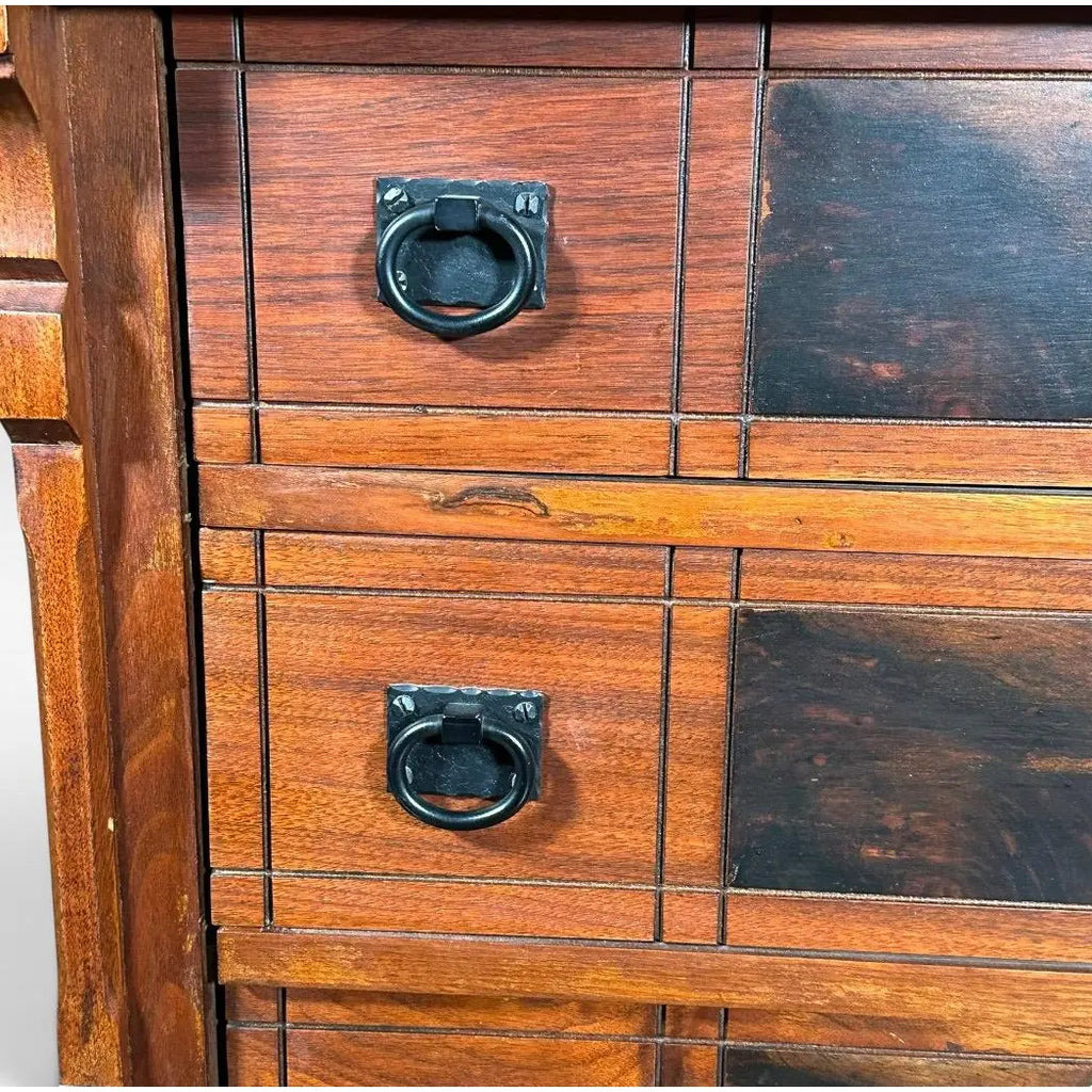 Antique Victorian Drop Front Secretary Desk Bureau Eastlake Attributed With Key