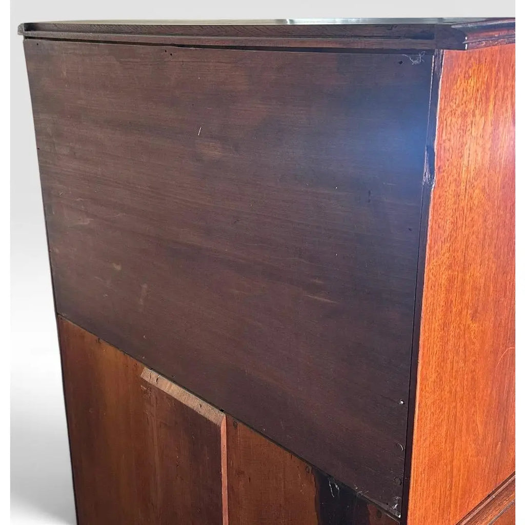 Antique Victorian Drop Front Secretary Desk Bureau Eastlake Attributed With Key