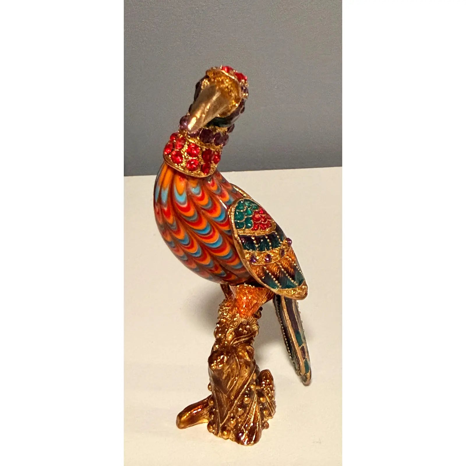Rare 2006 Fitz And Floyd Guild Collection Jeweled Cleopatra Bird With Box