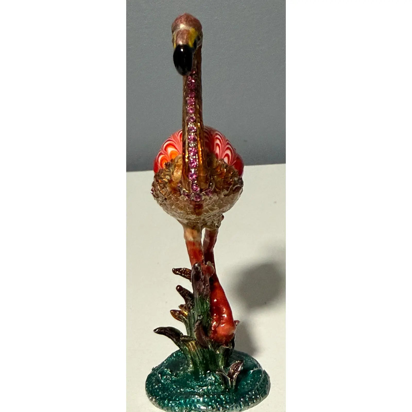 Rare 2006 Fitz And Floyd Guild Collection Jeweled Flamingo With Box