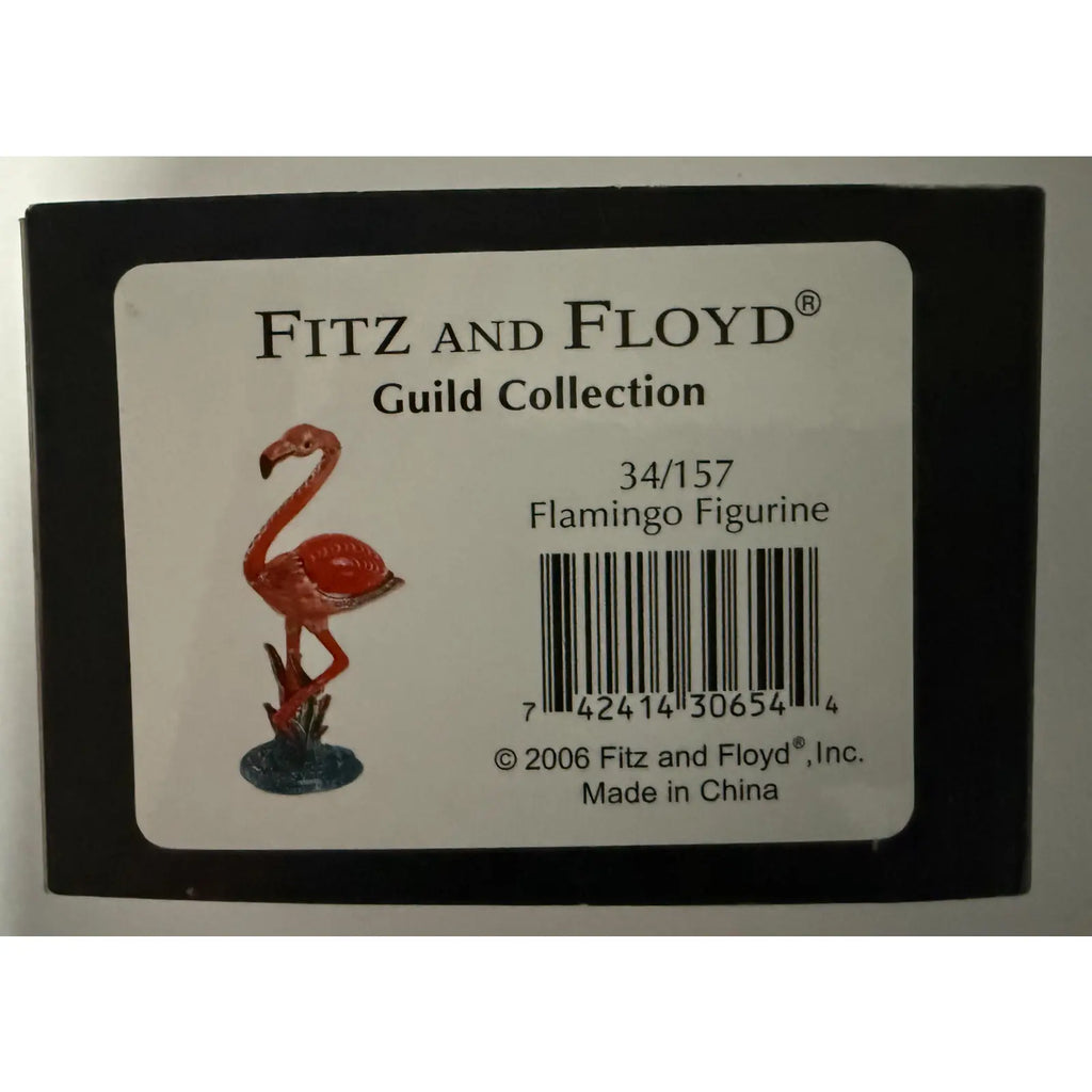 Rare 2006 Fitz And Floyd Guild Collection Jeweled Flamingo With Box
