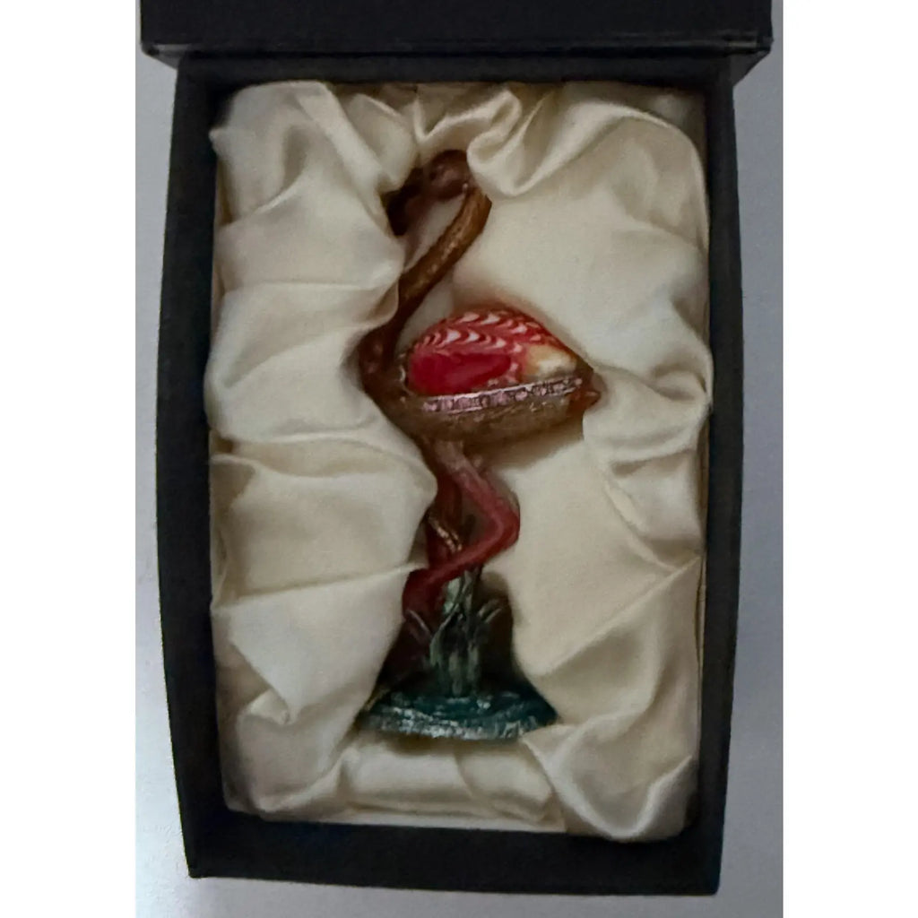 Rare 2006 Fitz And Floyd Guild Collection Jeweled Flamingo With Box