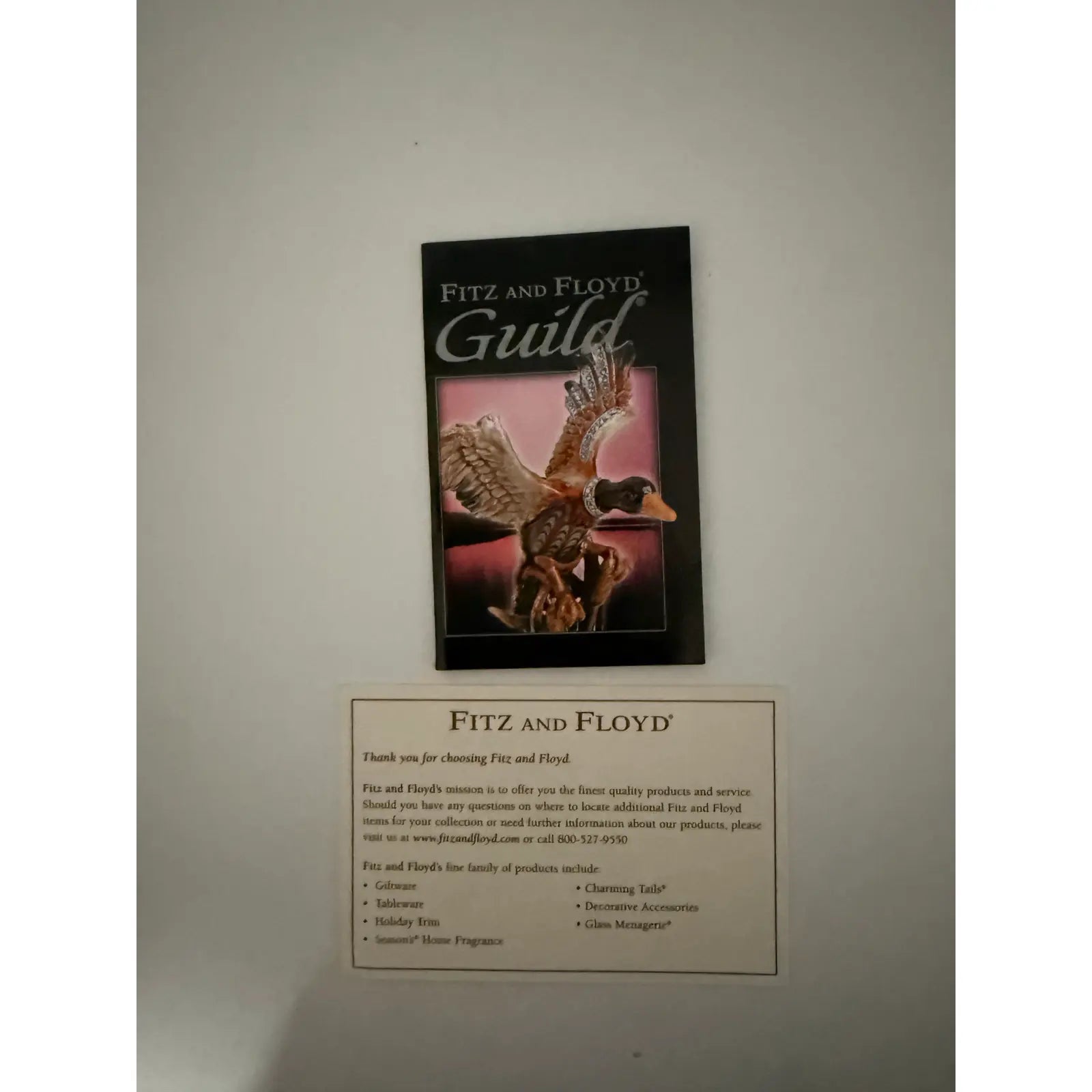 Rare 2006 Fitz And Floyd Guild Collection Jeweled Flamingo With Box