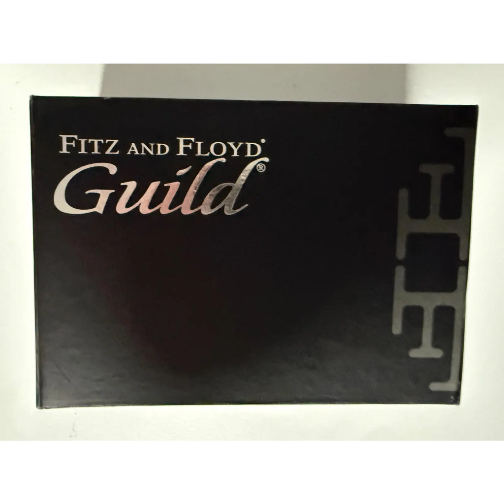 Rare 2006 Fitz And Floyd Guild Collection Jeweled Orange Beak Bird With Box