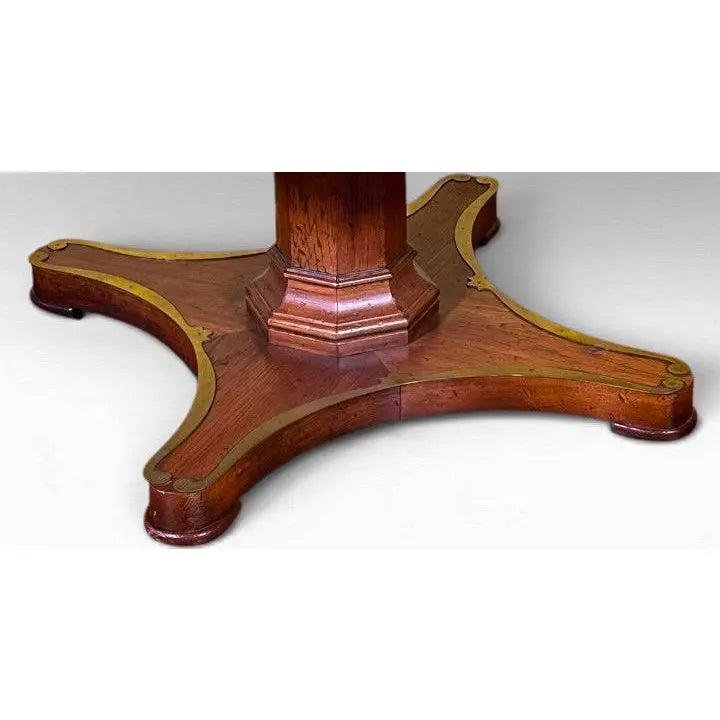 Vintage Weiman Campaign Style Walnut And Cherry Mechanical Convertible Hi Low Coffee Dining Table