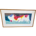 50” Large Scale Jean Richardson Signed Limited Edition Lithograph Entitled Firebrands