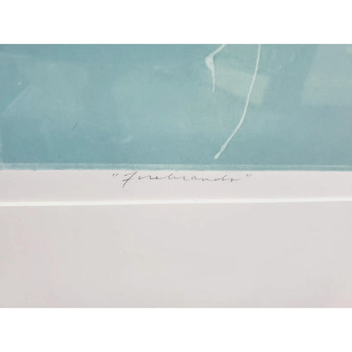 50” Large Scale Jean Richardson Signed Limited Edition Lithograph Entitled Firebrands