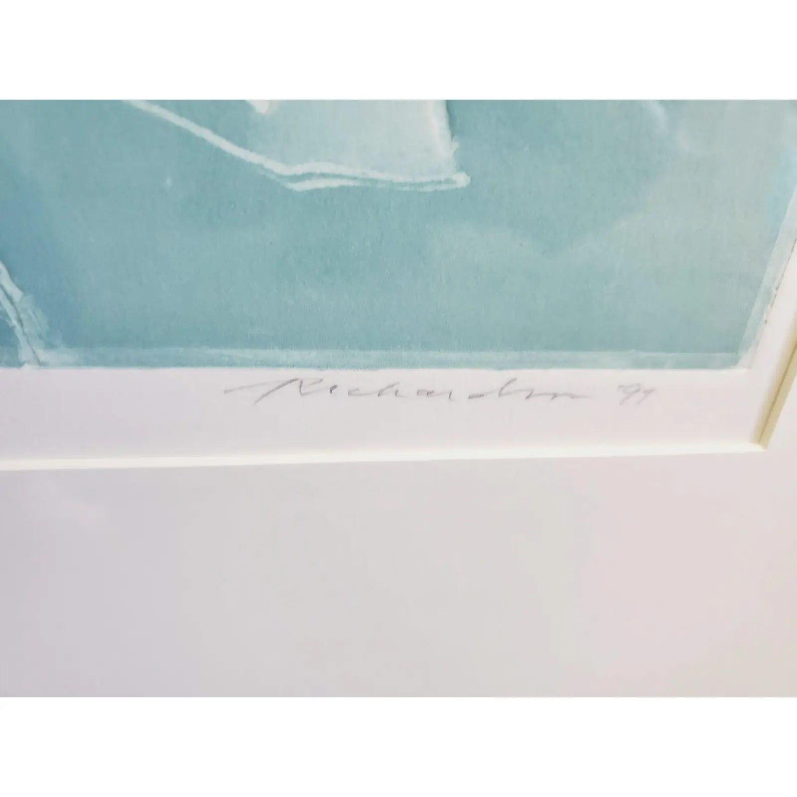 50” Large Scale Jean Richardson Signed Limited Edition Lithograph Entitled Firebrands