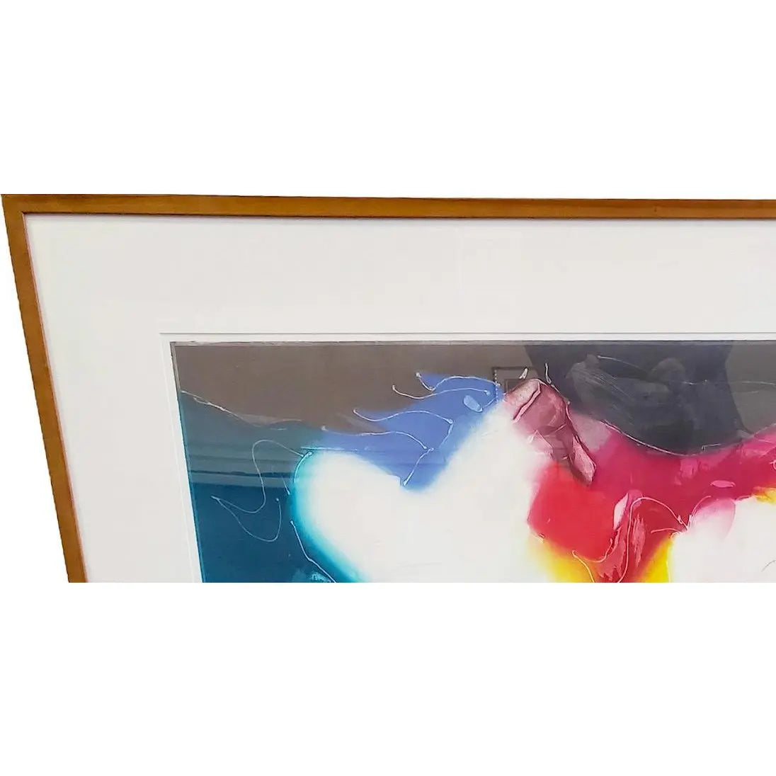 50” Large Scale Jean Richardson Signed Limited Edition Lithograph Entitled Firebrands