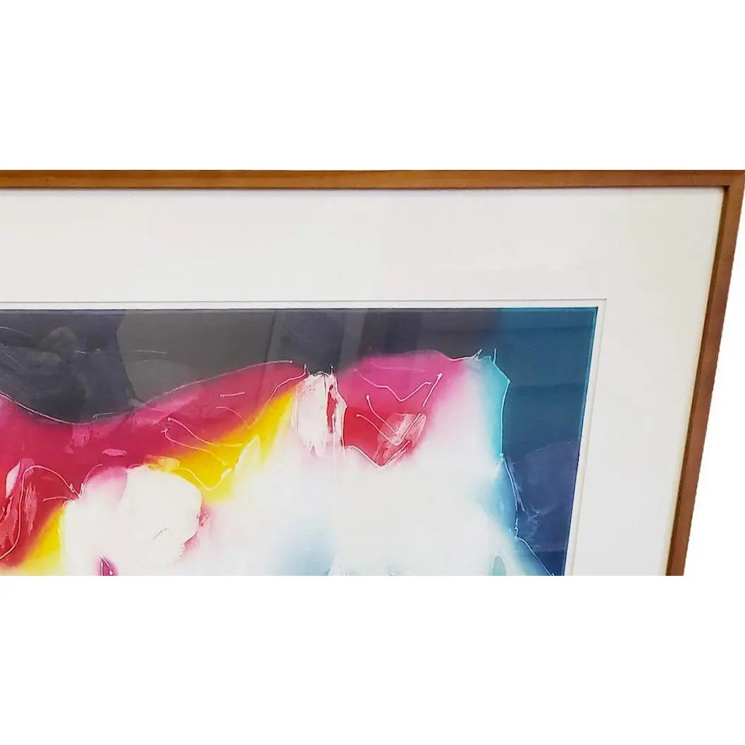 50” Large Scale Jean Richardson Signed Limited Edition Lithograph Entitled Firebrands