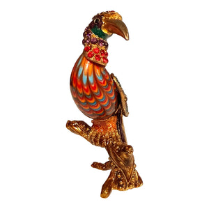 Rare 2006 Fitz And Floyd Guild Collection Jeweled Cleopatra Bird With Box