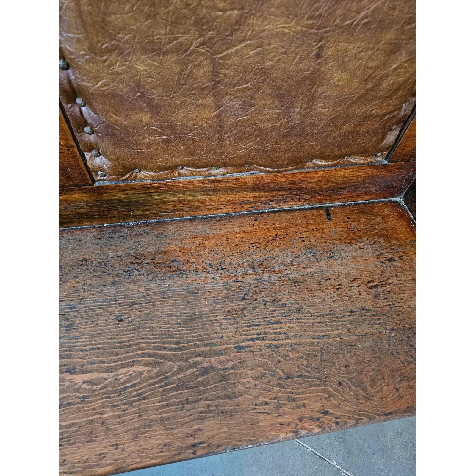 Pair of Antique Architectural Church Pew Benches, Turn of the Century Country Pine Two-Seater Settles