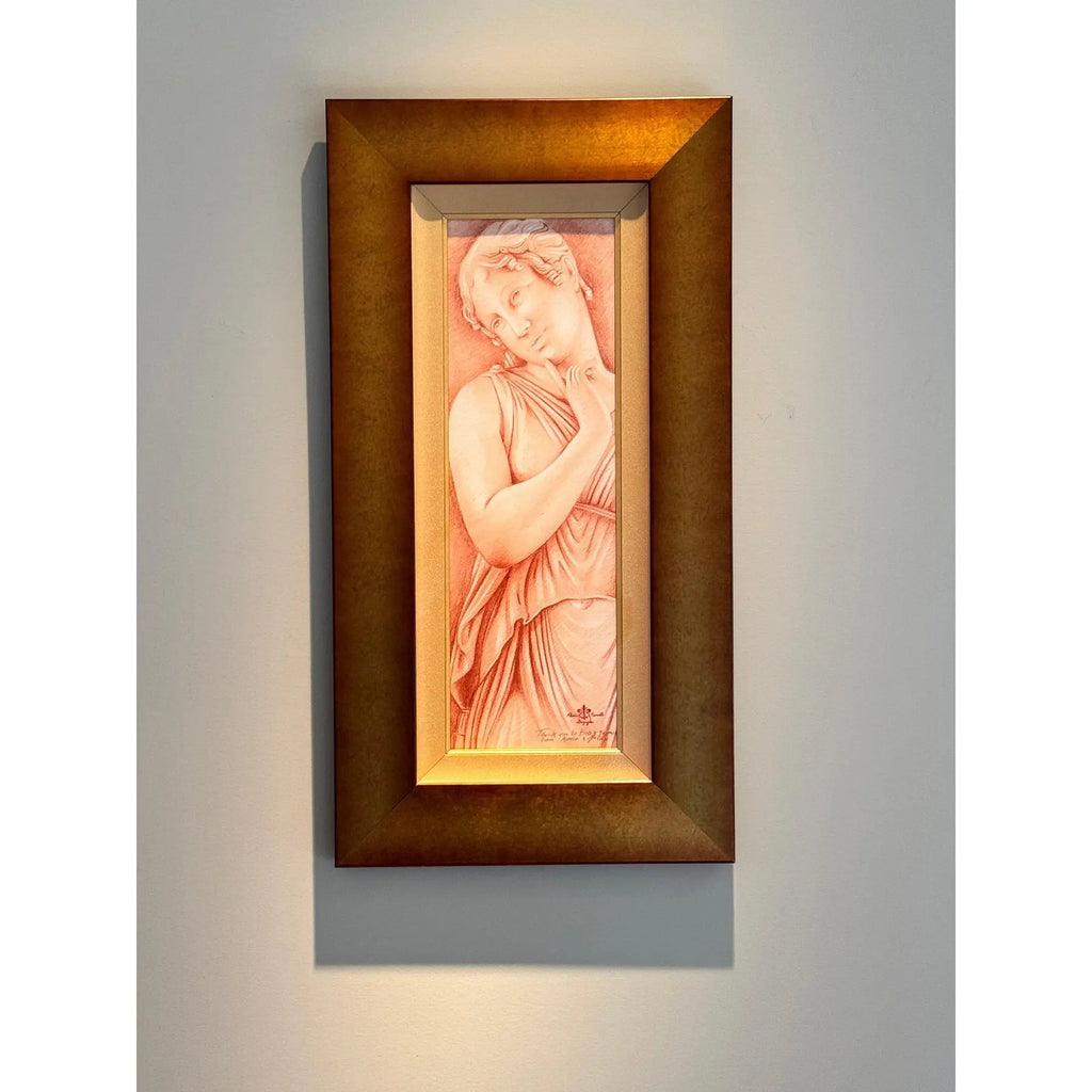 Original Signed Drawing By The Twins Bugagiar Danzatrice Study For The Three Graces Florentine Neo Classical Art