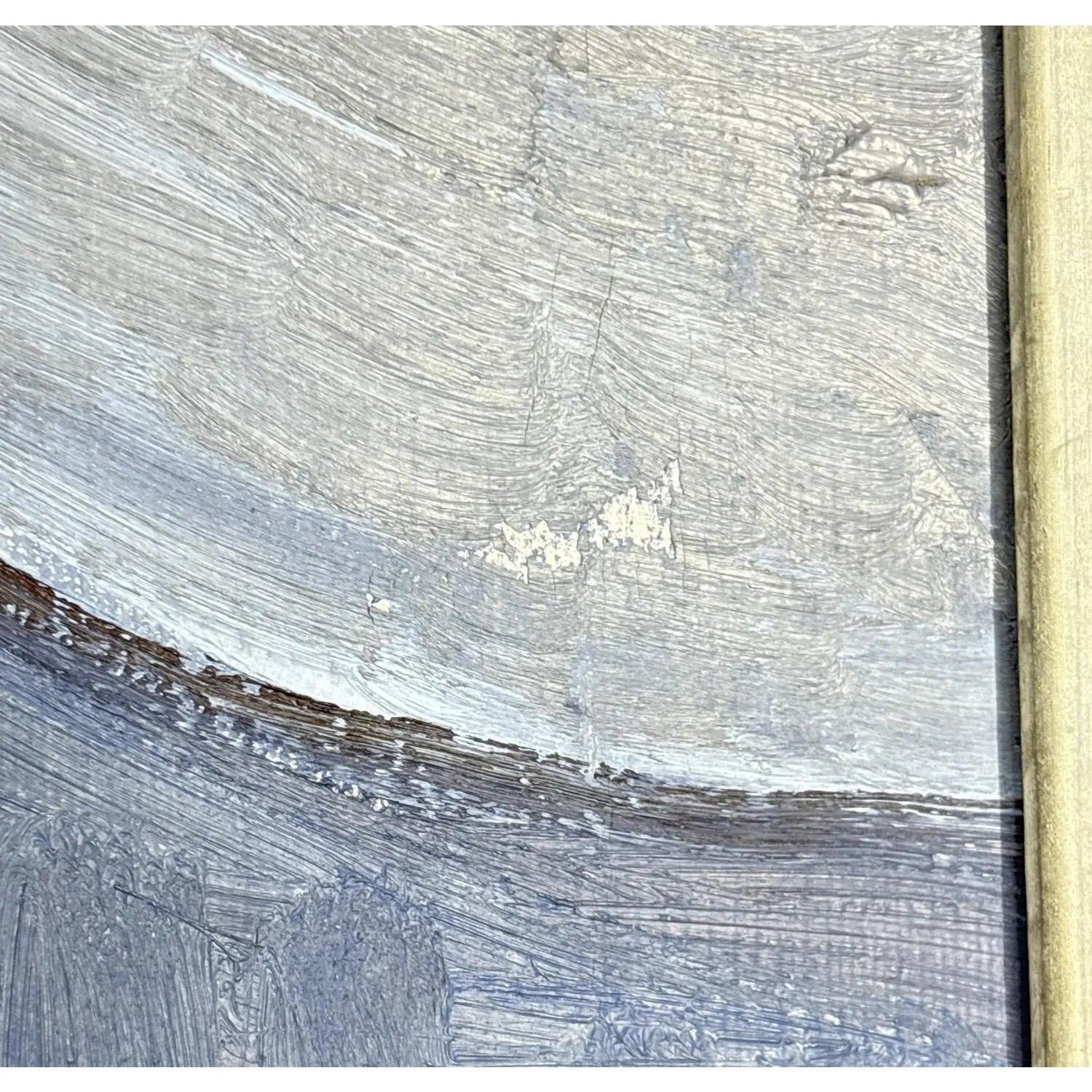 Substantial 54” 1967 Paul Havas Original Oil Painting Artist Studio Interior Large Scale Mid Century Modern