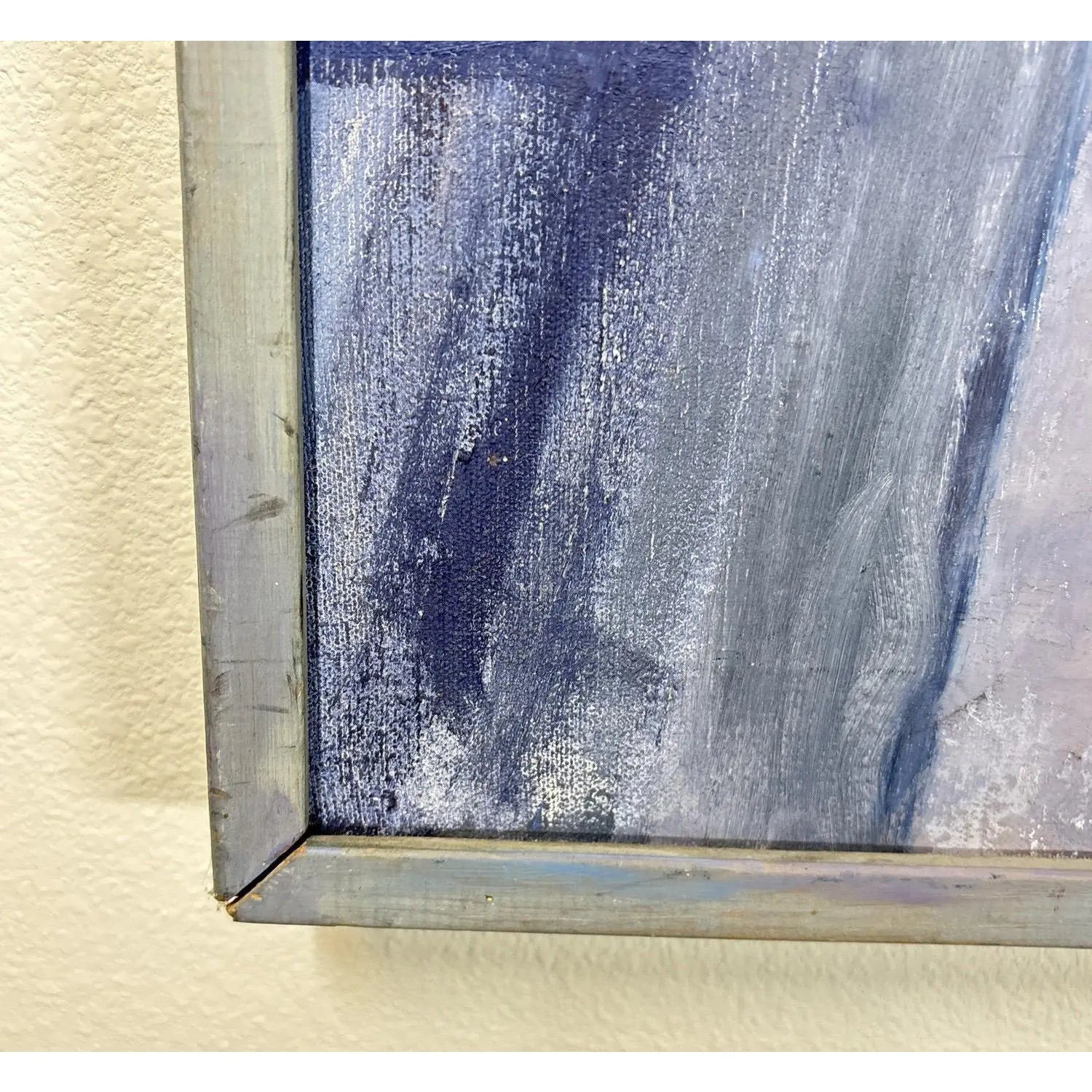Substantial 54” 1967 Paul Havas Original Oil Painting Artist Studio Interior Large Scale Mid Century Modern