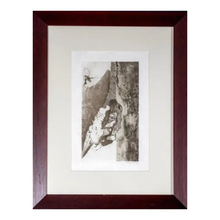 Limited Edition 1970 Dorothea Tanning Signed Original Etching - Amoureux Au Bord De Mer - Japan Paper Surrealism