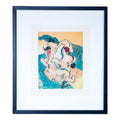 Rare Signed 1973 Dorothea Tanning Surrealist Color Etching En Chair Et En Or Limited Edition 6/100