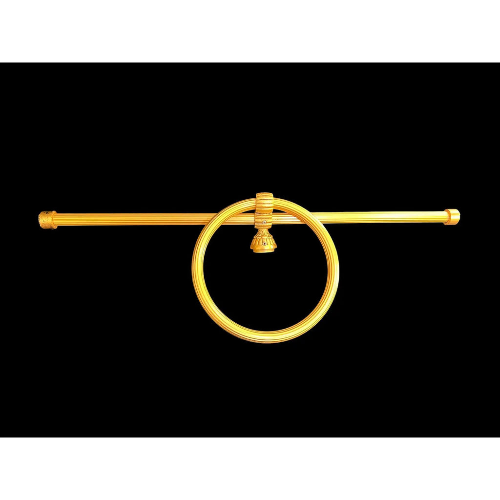 Iconic Sherle Wagner Imperial Swan 24k Gold & Rock Crystal Bathroom Suite