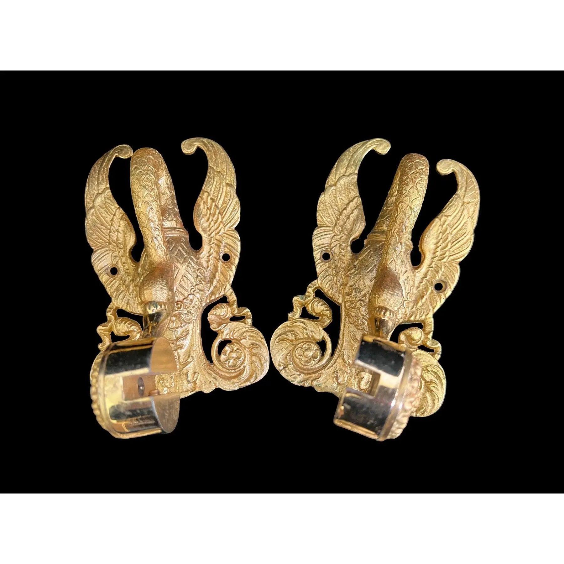 Iconic Sherle Wagner Imperial Swan 24k Gold & Rock Crystal Bathroom Suite