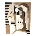 Large 42-Inch Postmodern Cubist Tessellated Stone Relief Sculpture - Marquis Collection of Beverly Hills - After Juan Gris