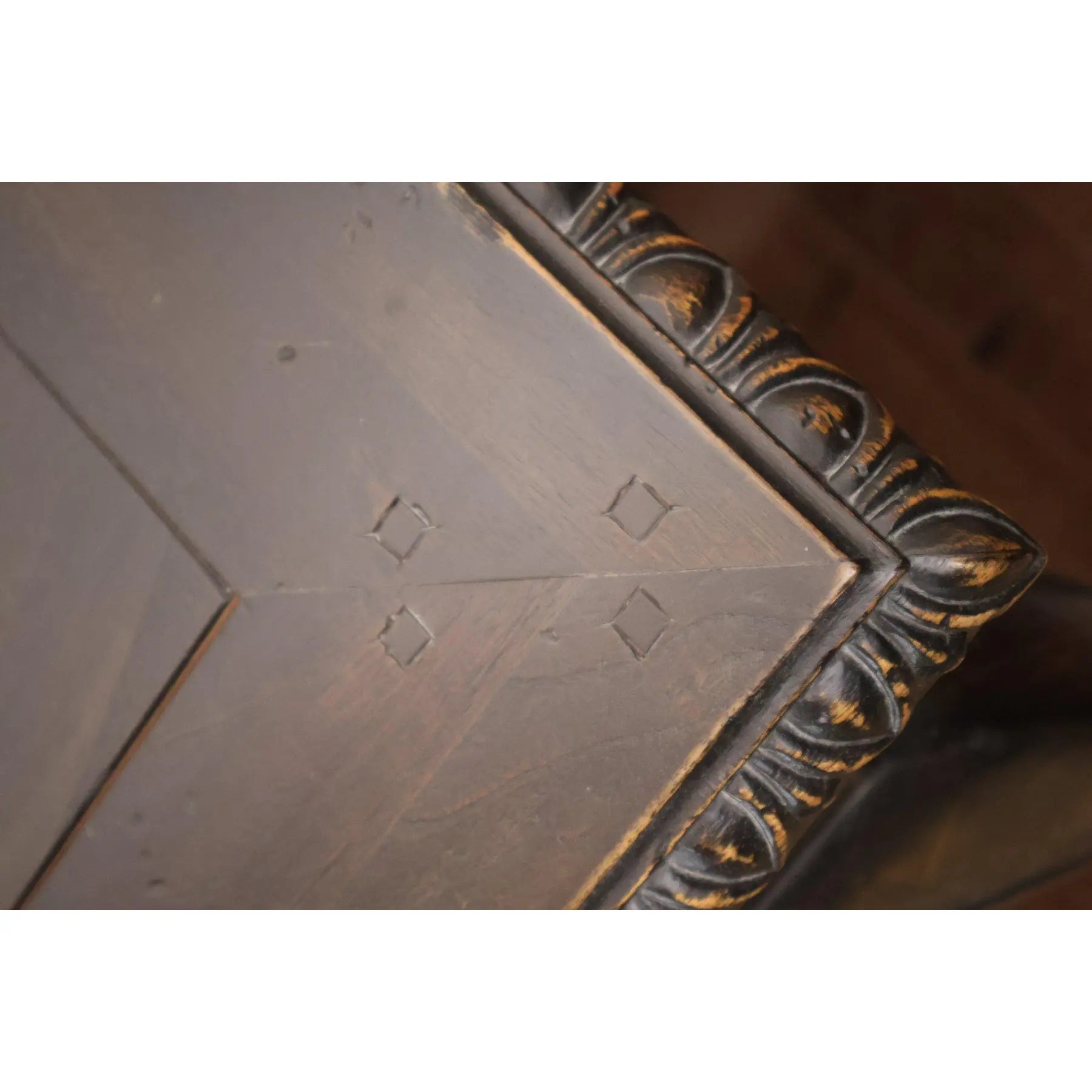 French Louis XV Style Writing Table – Hand-Carved Gadrooned Edge & Cabriole Legs