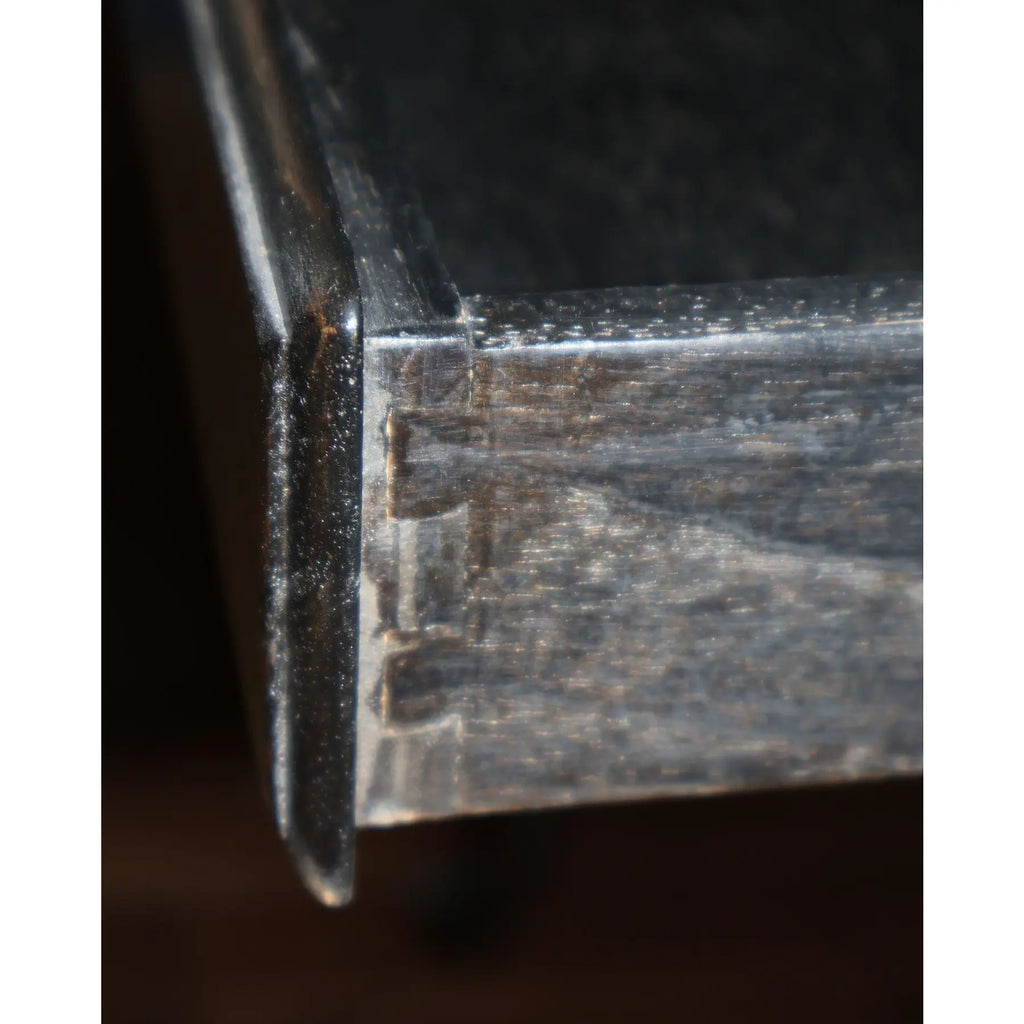 French Louis XV Style Writing Table – Hand-Carved Gadrooned Edge & Cabriole Legs