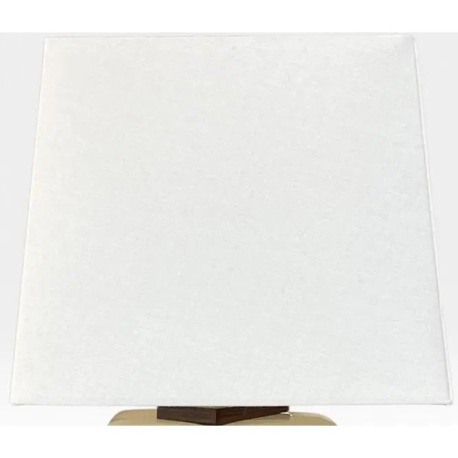 Vintage Lauren Ralph Lauren White Crackle Ceramic Square Table Lamp