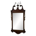 Large Federal Style Mahogany and Gilt Constitution Mirror with Urn and Wheat Finial