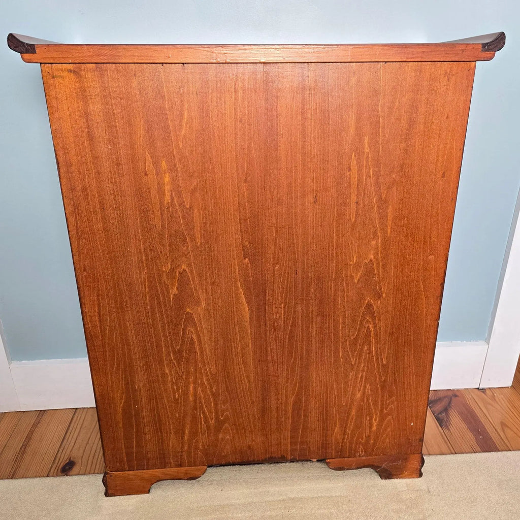 Vintage 45-Drawer Chinese Apothecary Chest - Solid Elm Yumu Herb Cabinet - Pagoda Top