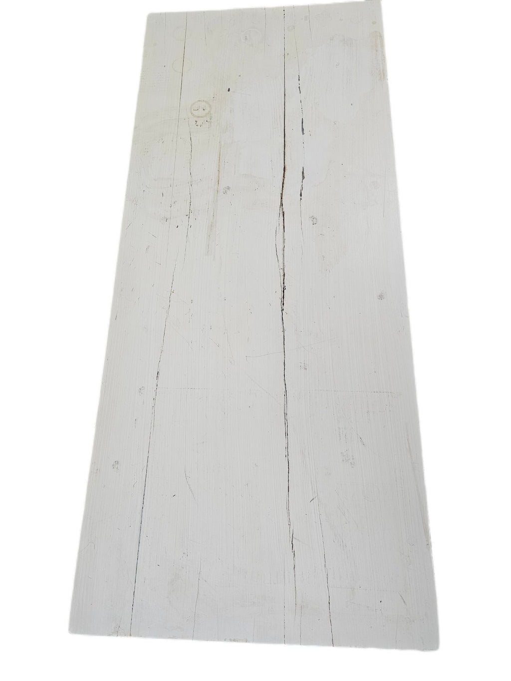 Early-Nineteenth-Century Antique White-Painted Chest Of Drawers With Federal Brass Pulls