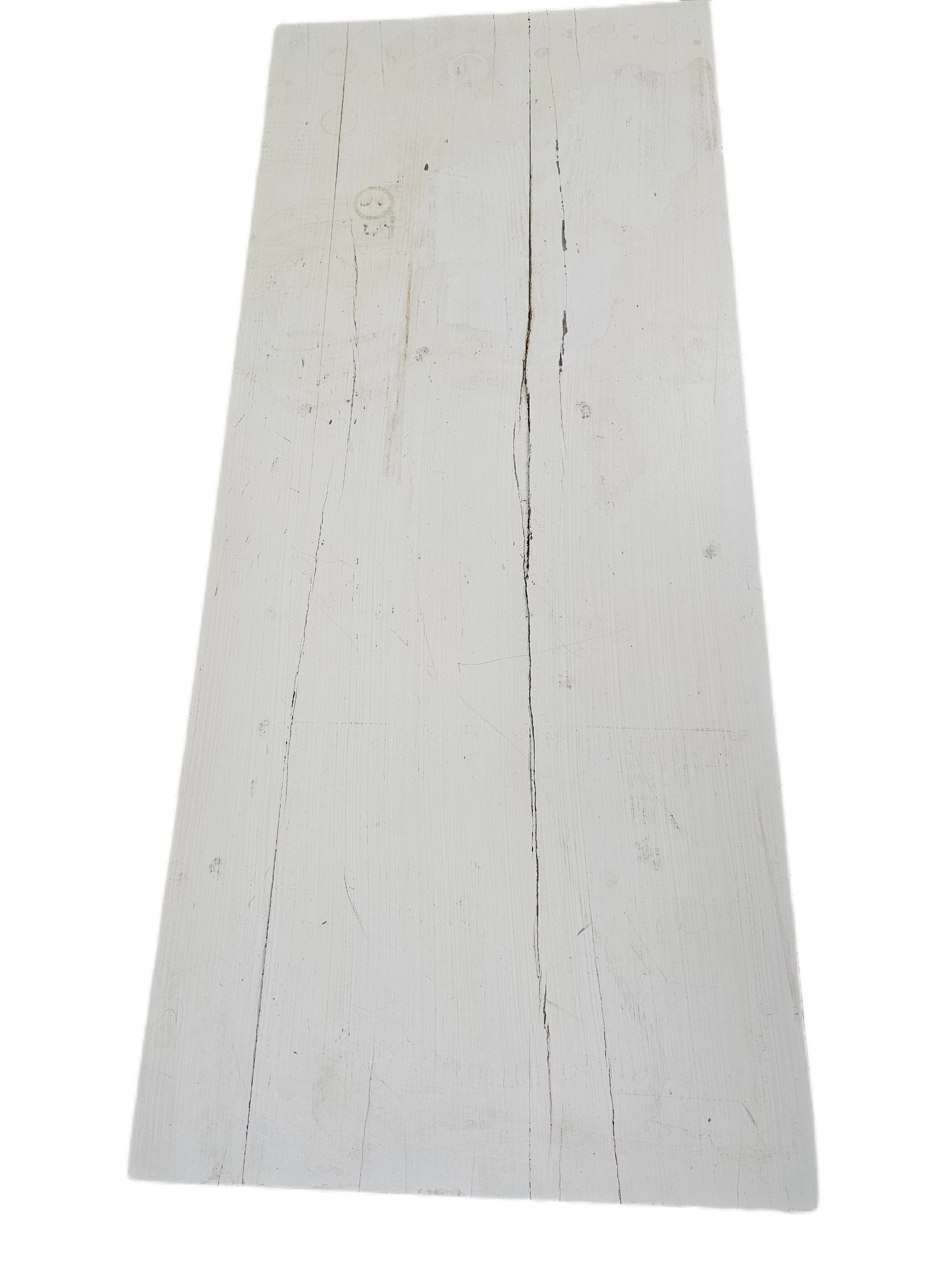 Early-Nineteenth-Century Antique White-Painted Chest Of Drawers With Federal Brass Pulls