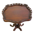 Antique Rococo Revival Carved Mahogany Occasional Table Flint and Horner Manner